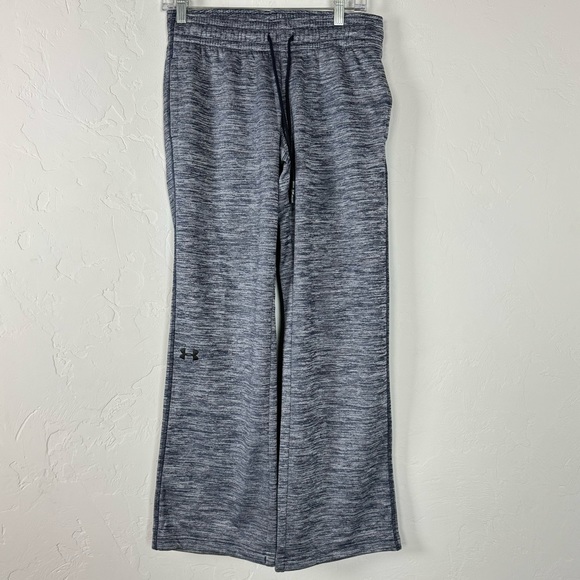 UA Under Armour Sweat Pants Joggers Storm Fleece Tech Twist Navy Blue Heather‎ - Picture 1 of 9